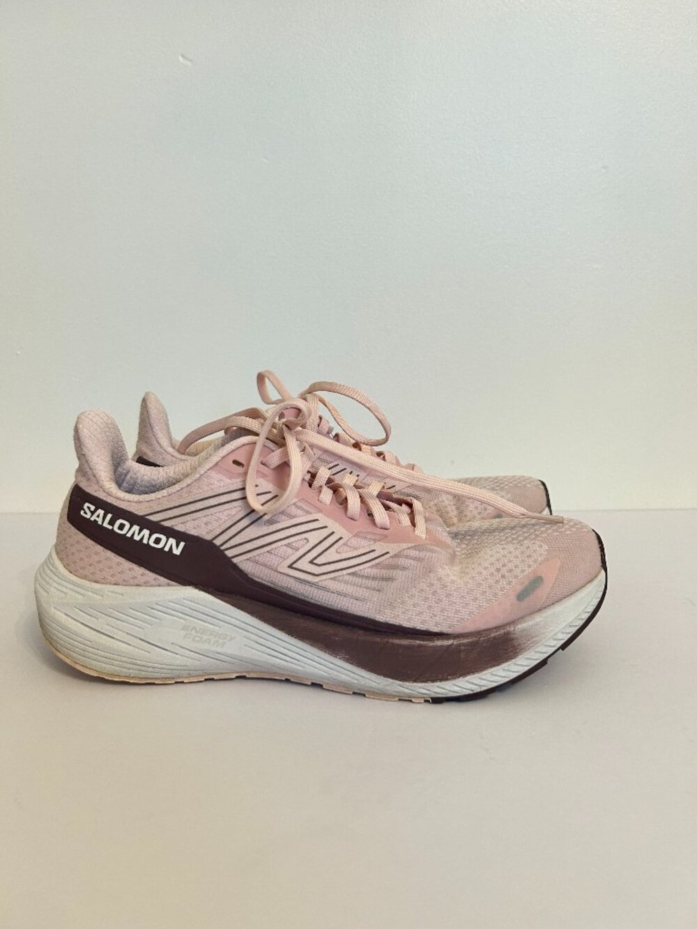 Salomon Aero Blaze Running Trail Shoe Sneaker Women Size 8 Pink Cradle Pink